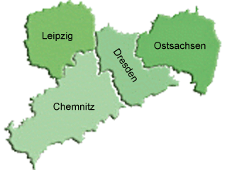 Sachsen Karte